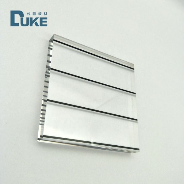 Прозрачный 8 мм гибкий звукоизоляционный акриловый лист усиленная акустика