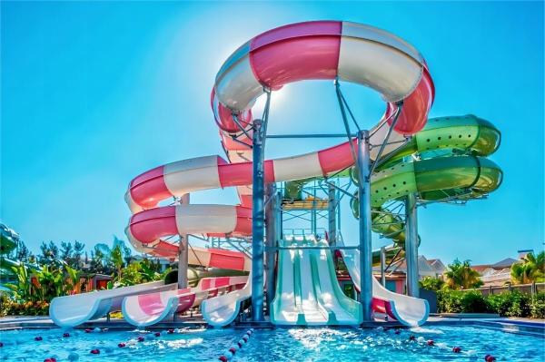 Outdoor Water Park Equip Pool Tube Fiberglass Water Slides