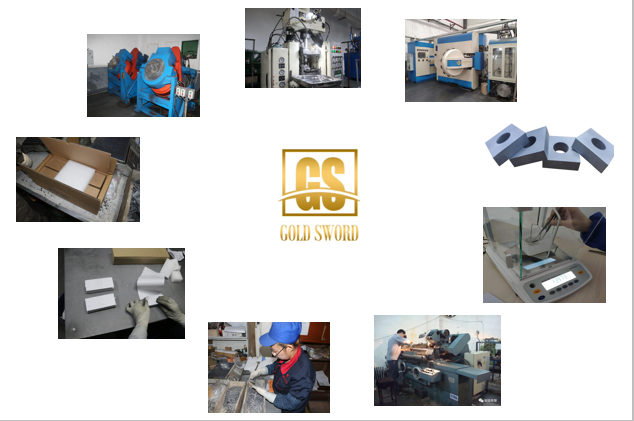 Плашка карбида вольфрама спекать HIP цементировала плашки карбида штемпелюя прикрывает прессформы