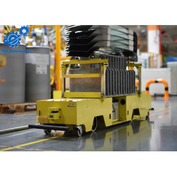 Large Load Capacity AGV Autonomous Guided Vehicle Carbon Steel With Powder Coating