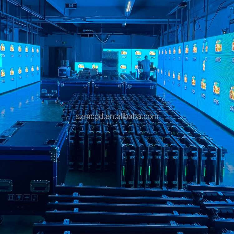 Rental Led Display Indoor Outdoor Full Color Ledwall P3.9 P3.91 Led Video Wall 500x500mm Die Cast Aluminum Display Screens