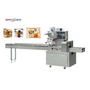 Automatic Horizontal Packing Machine 2.8KW 220V Cookies Packing Machine