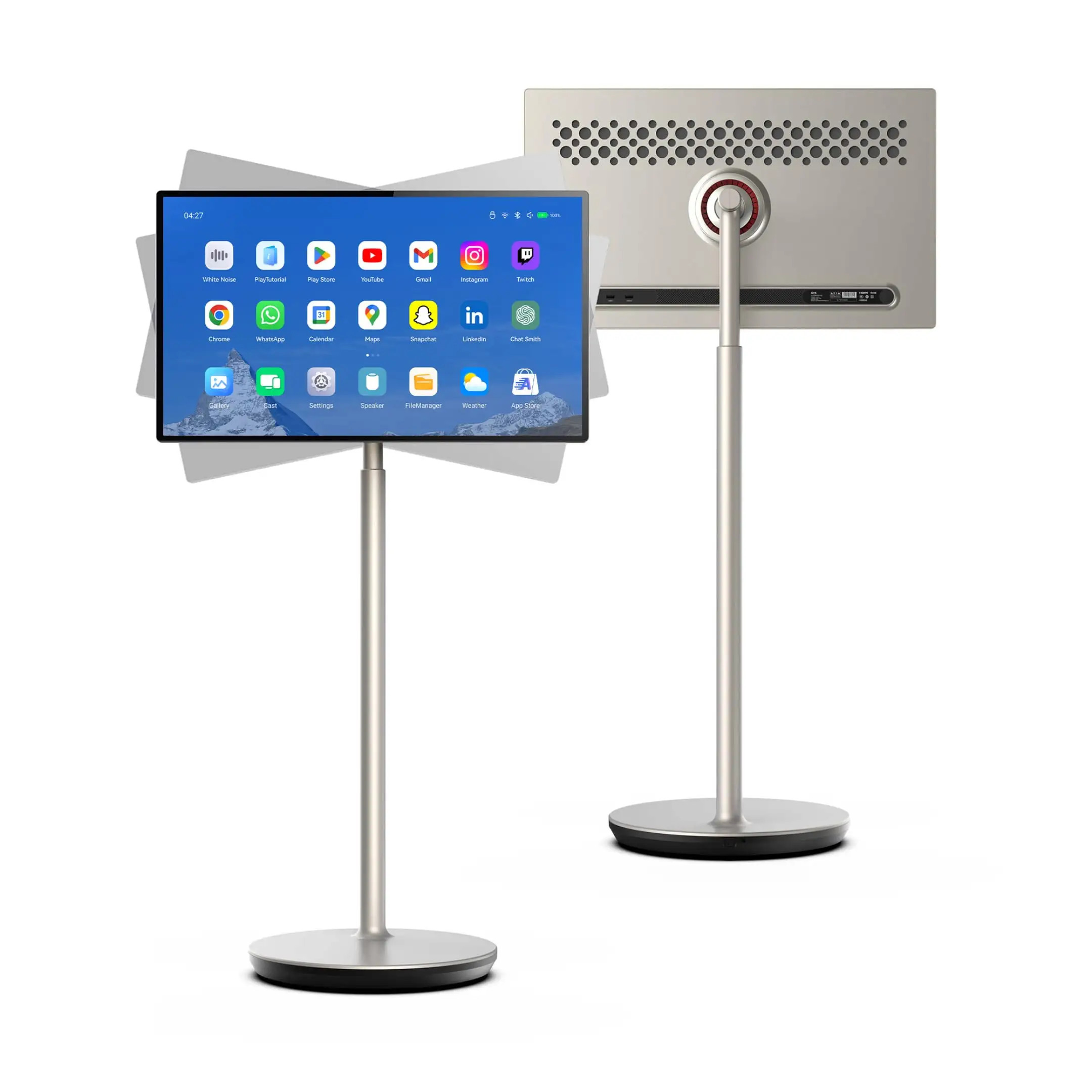 Standby Me Tv 27 32 дюймовый умный экран сенсорный экран портативный мобильный телевизор перезаряжаемый