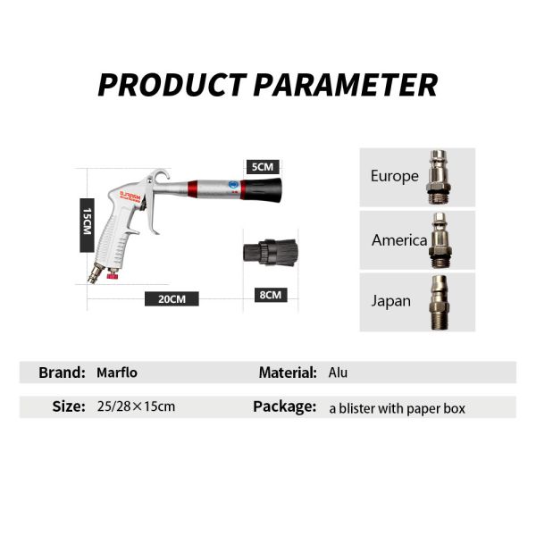 High Pressure Tube Car Soap Cannon Foam Sprayer For Car 27x15cm