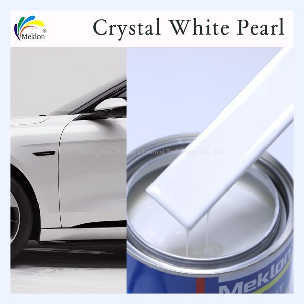Refinish Car Paint Crystal White Pearl 1K Acrylic Tinter Ideal Choice for Automotive Repair Shops and Vehicle Restoration