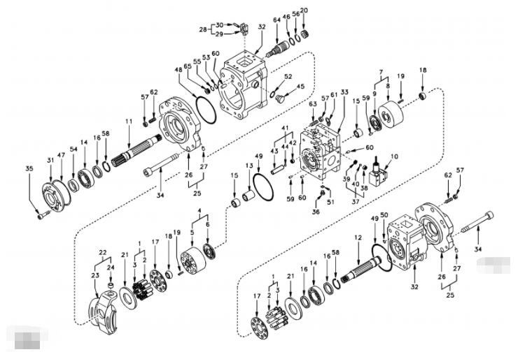 Набор уплотнения гидронасоса набора насоса частей запасной части EC290 Belparts главный для экскаватора Crawler