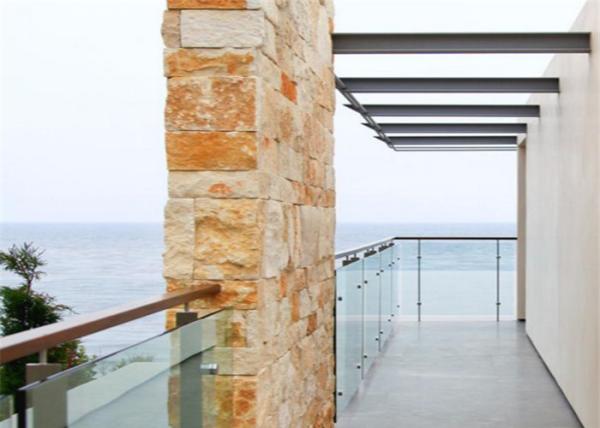Modern Stainless Steel Glass Balustrade Frameless Railing Post Easy DIY Install