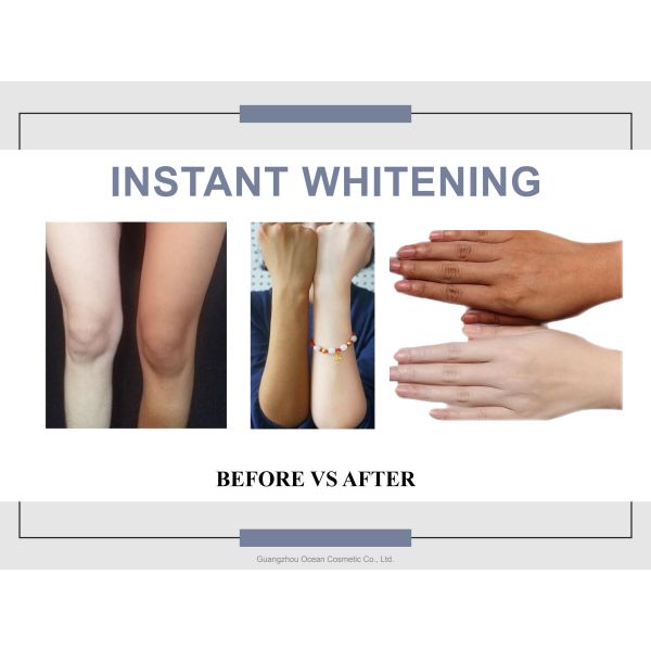 OEM Hotel Body Lotion Instant Whitening Lightening Tube