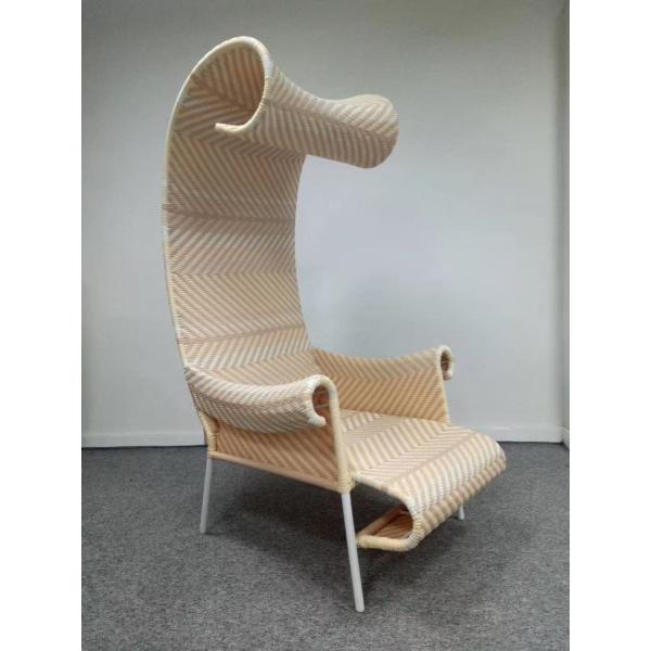 Restaurant PE Boho Rattan Coffee Table Coffee Aluminum All Weather Wicker Patio Table Chair