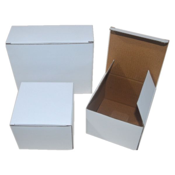 Manufacturer Recycled Candle Boxes Logo Customized White Paper Folding Shipping Packaging Corrugated Carton for Craft Cosmetic