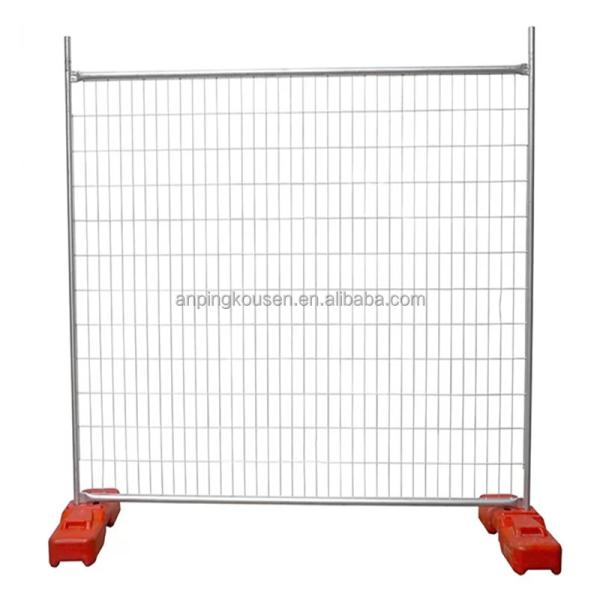 20mmx20mm Outer Middle Frame Mobile Fence America Chain Link Temporary Panel Fence