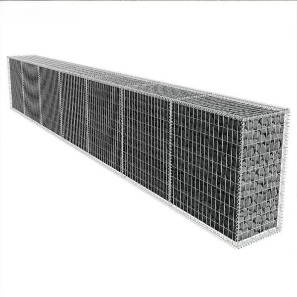 Masonry Blast Wall Park Decorative Wall Galvanized Steel Wire Cage Sandblasting Stone Wall