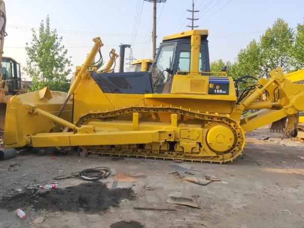                  High Efficiency Heavy Bulldozer Komatsu D155ax-5, Used Wonderful Condition Komatsu 40 Ton Crawler Tractor D155ax-5 D155 Series Hot Sale             