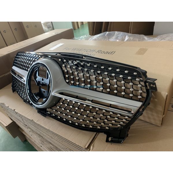 Lightweight Front Grille 1678882400 For Mercedes Benz W167 GL Class 2012-2023 Black ABS A1678882400