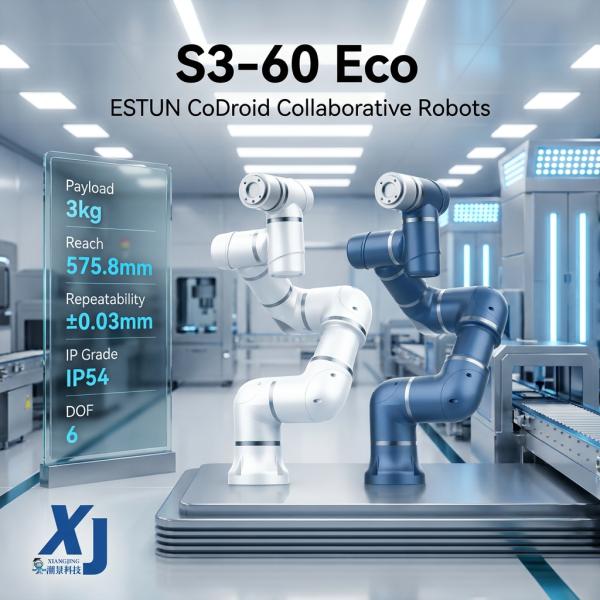 ESTUN E-Eco Cobot Machine Tending Pick Place 6 Axis Industrial Automation Material Handling Collaborative Robot