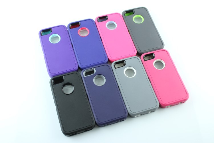 Iphone 5s Outer Box Phone Cases , Waterproof Colorful Phone Covers