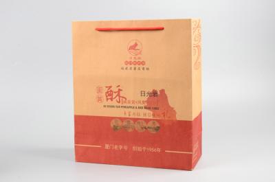 Recycled Colored Kraft Bags Aqueous Coating Surface CMYK / Pantone Color
