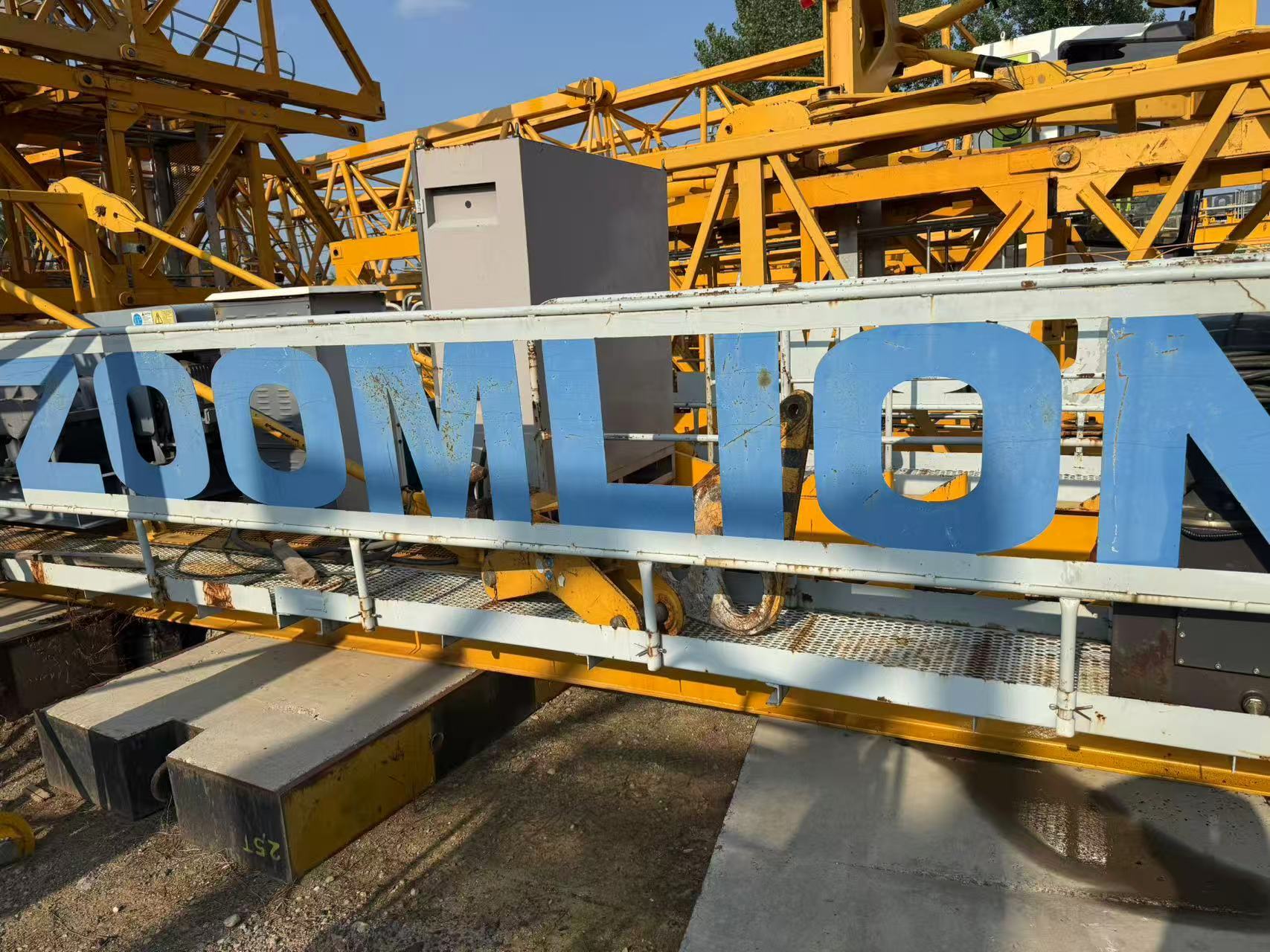 2020 Zoomlion QTZ200 TCT7520-16D Used Tower Crane 16 Ton 75m Jib Complete Set