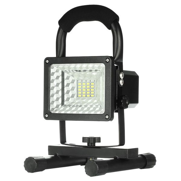 Outdoor 15W Spot LED Work Lights IPX5 Waterproof Rechargeable Lithium Batteries