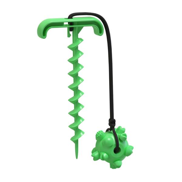 ABS Cleaning Teeth Cute Pet Toys Durable Three Piece Set With Rope