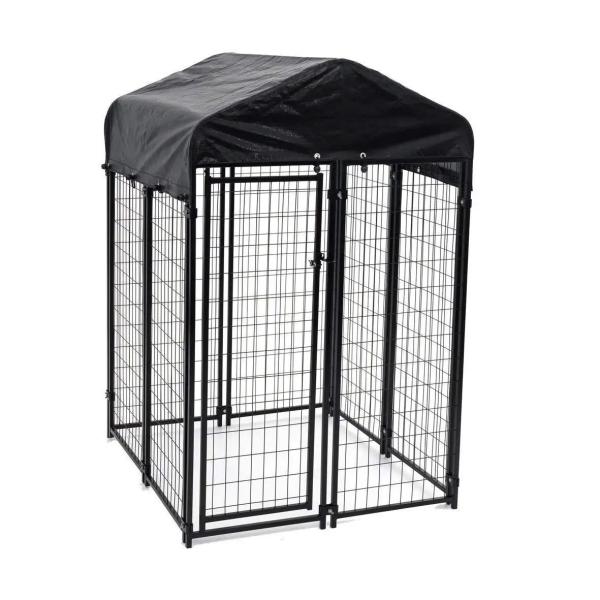 Outside Welded Steel Metal Dog Cage Heavy Duty Dog Run Kennel