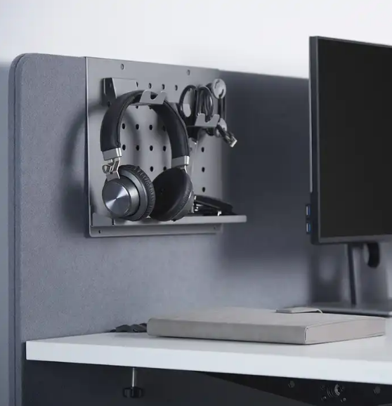 Офисная серебряная металлическая доска для игр с крючками