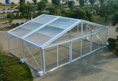 Aluminum Structure Material Luxury Clear Top Wedding Tent Waterproof Windproof