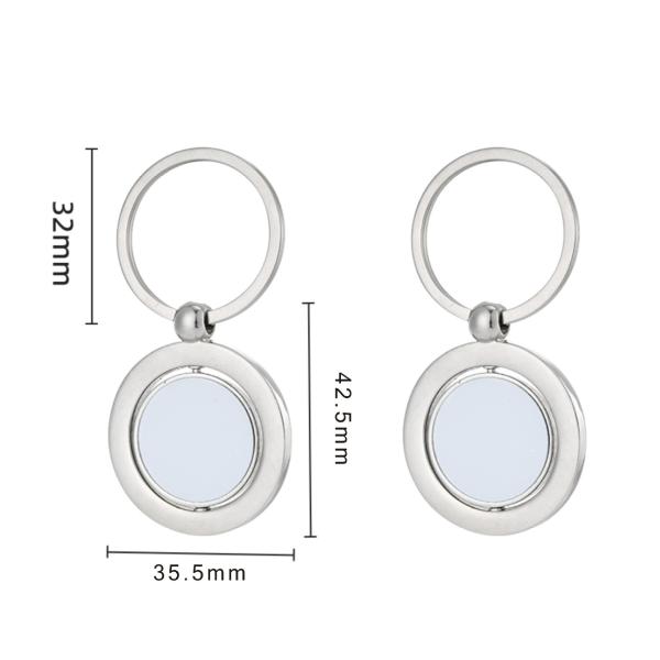 Blank Metal Sublimation Bottle Opener With Keychain DIY Sublimation Blank Keyring