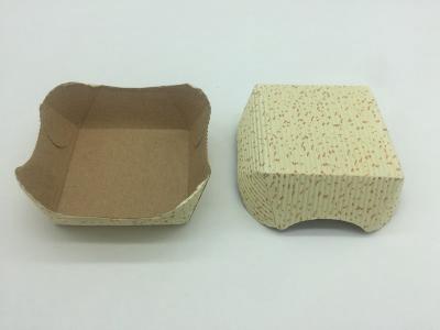 Food Grade Disposable Paper Baking Pans Takeaway Fast Food Packaging Paper Box