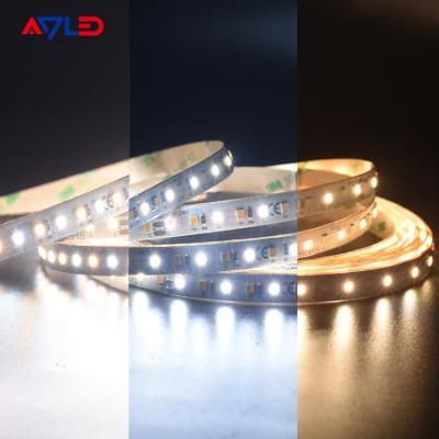 da tira branca ajustável do diodo emissor de luz de 10mm luz branca morna CCT 2835 Lumileds IP67 IP68