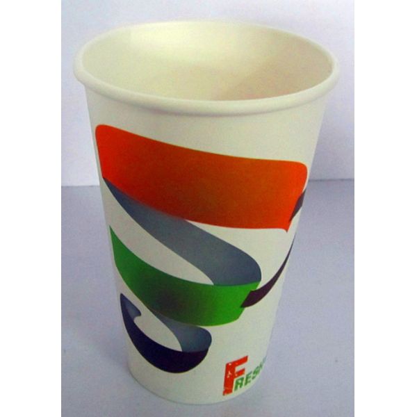 OEM Service Disposable Paper Cups In Various Size , Customized Logo Printing