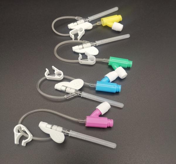 Purple 304 Disposable IV Cannula Y Type 26G Positive Pressure For Tiny Blood Vessels