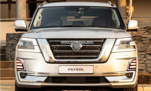 Nissan Patrol 2020 Car DRL LED Daytime driving turn signal Fog Lights