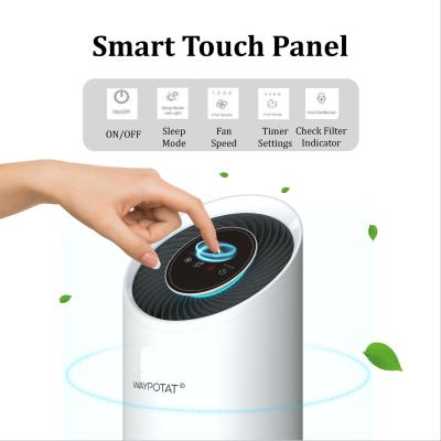 99.99% Bactérias Purificador de Ar Elétrico Com Controle APP Remover Ácaros Para Quarto