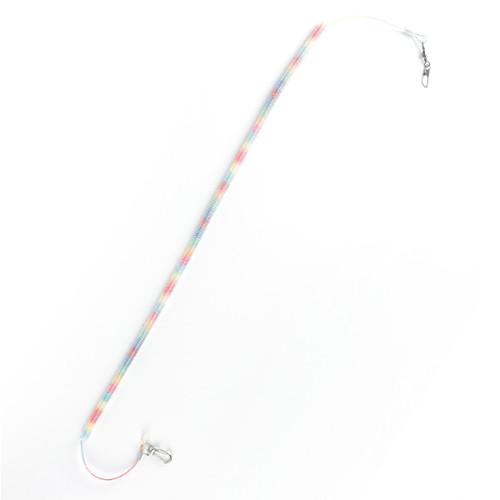 Colorful Nylon Core Spring Parrot Flying Rope 2.3MM Diameter TPU For Safety