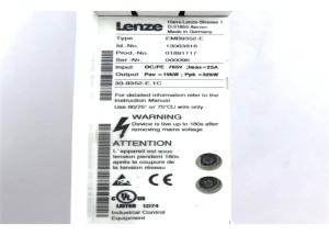 Lenze EMB9352-E Novos motores de inversor de frequência variável
