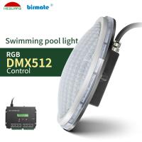 Par56 ampoule de piscine du contrôle 18W 520LM LED de l'ABS RVB DMX