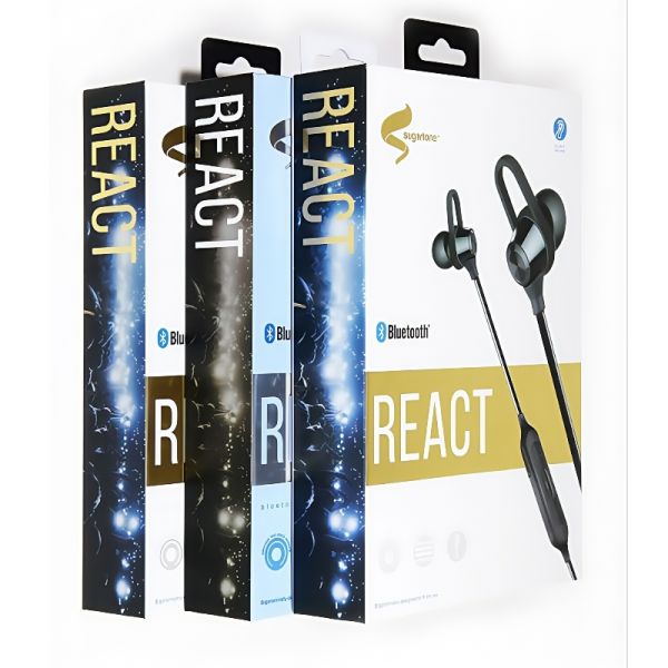 High End Headphone Packaging Box Flip Cover Easy Assembly Space Saving