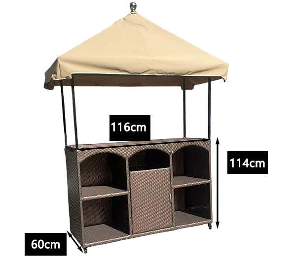 Best Selling Hotel Outdoor Pool Equipment Storage Plastic Rattan Pool Cabinet Towel Storage Poolside With Wheels