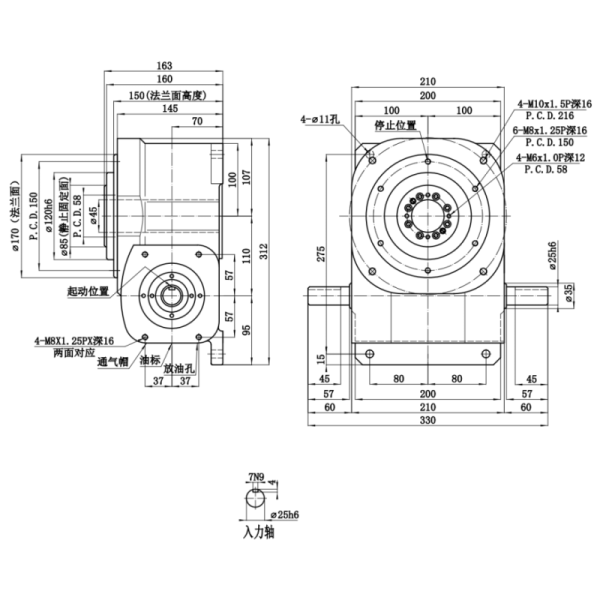 Ultra Thin Platen Type Fixed Cam Indexing Drive With 40% Slimmer Profile For Height Restricted Installations