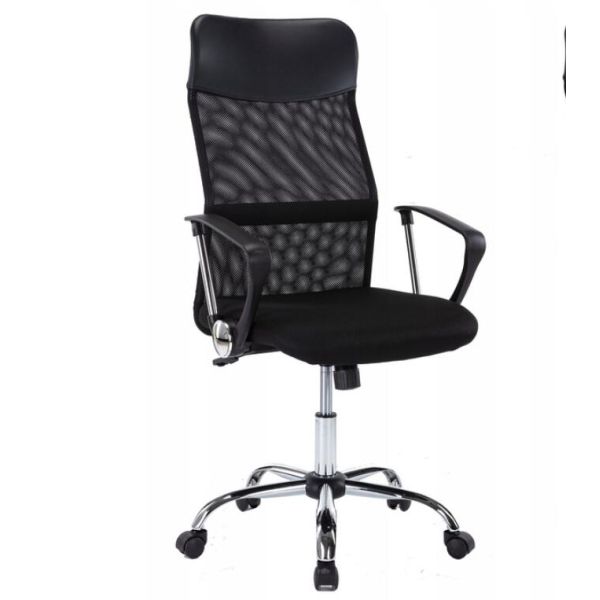 Modern Workspaces Swivel Office Chair with Stainless Steel Frame and Customized Color
