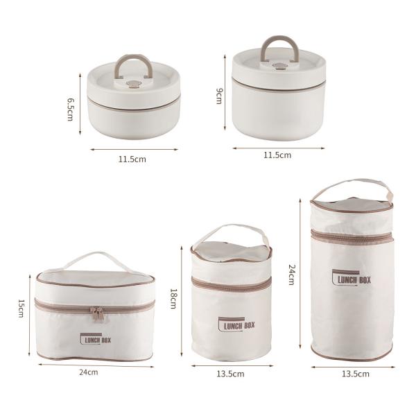 Custom Eco Friendly Plastic Stainless Steel Insulated Lunch Box for Children's Storage