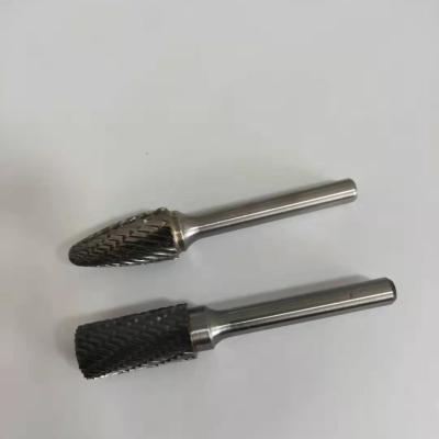 Rebarbas giratórias do carboneto de tungstênio do diâmetro de pata 6mm da forma do cilindro