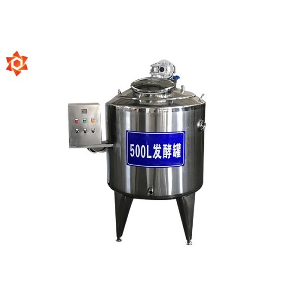 Complete Dairy Processing Equipment Fermentation Tank Pollution Free CE