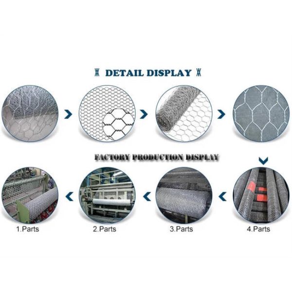Ele Galvanized Before Woven Hexagonal Wire Netting Mountain Protection