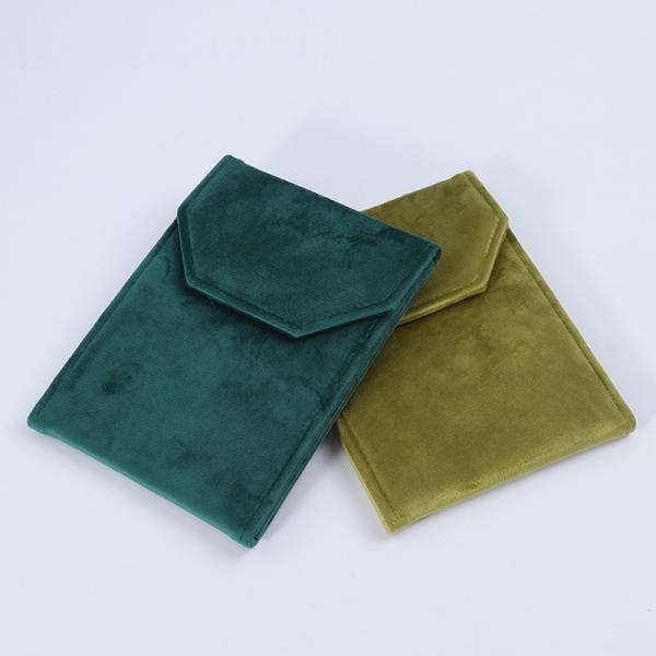 Elegant Luxury Noble Eco Friendly Biodegradable Velvet Pearl Necklace Storage Bag Ring Earring Set Velvet Bag Fashion Dust-Proof Pendant Storage Set Bag