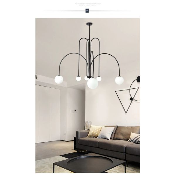 Nordic Minimalist Pendant Light for Living Room Restaurant Lamp（WH-AP-668）