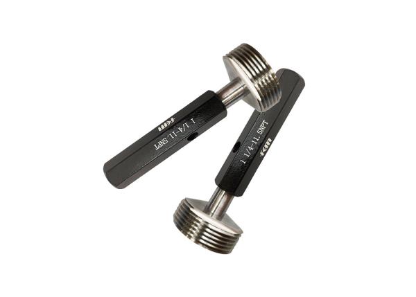 1 1-4-11.5 NPT Conectado de tubería con hilo de enchufe Go y Nogo Conjunto con centro interno de mecanizado de hilo de primer grado