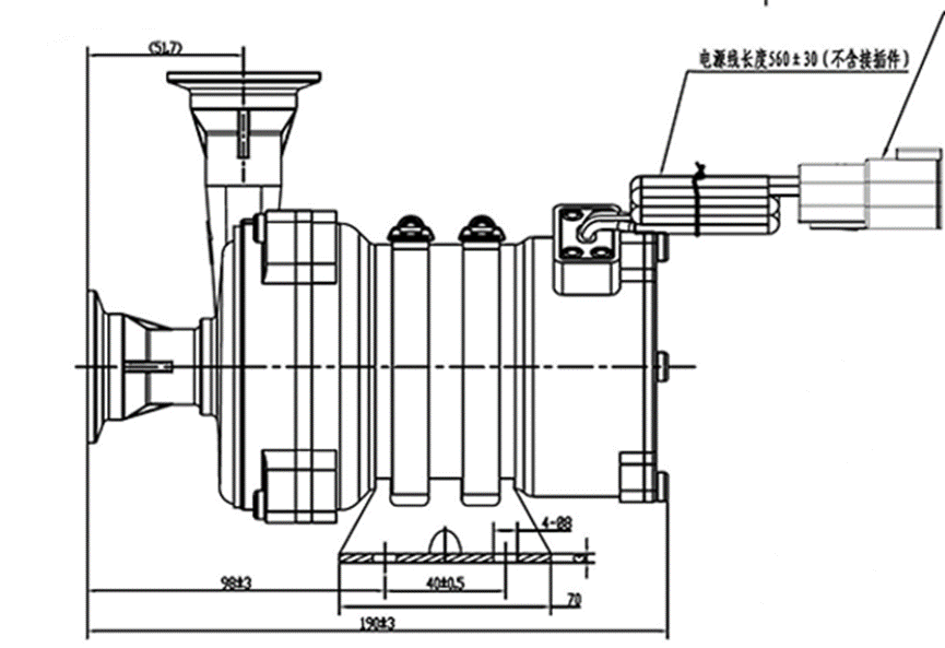 Bomba de refrigeração de alta eficiência para BTMS e refrigeração por imersão Especializada em sistema de refrigeração de armazenamento de energia e servidor
