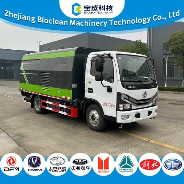 7.36TONS 2300L Guardrail Road Cleaning Truck 184hp Efficient Cleaning